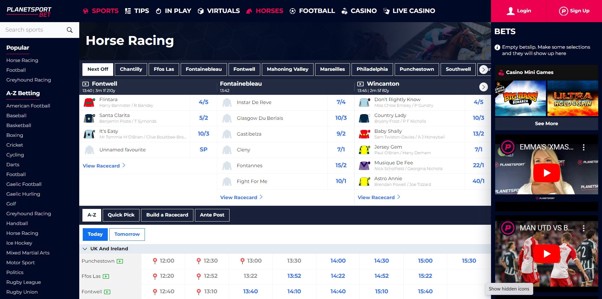 Neue betting planet deutschland registrieren